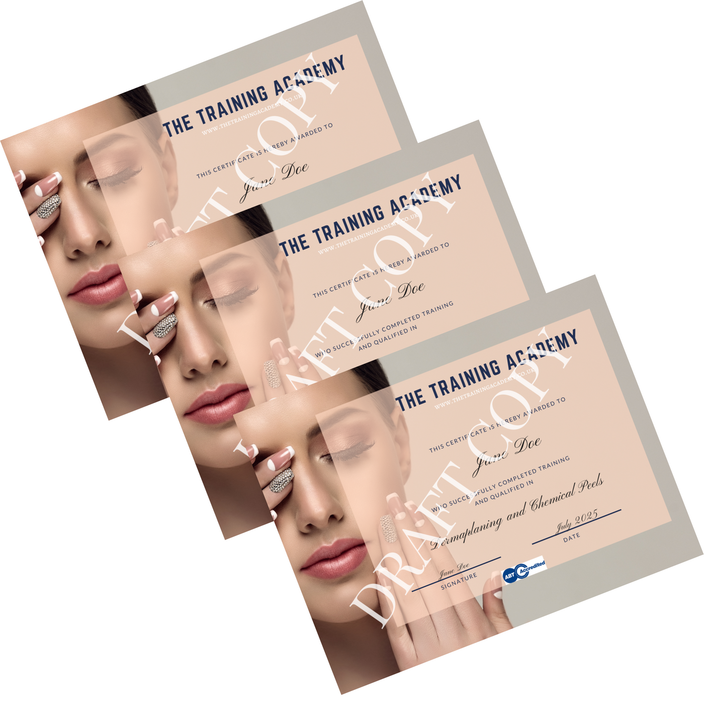 Custom Certificate Design for Beauty Professionals | Editable & Printable