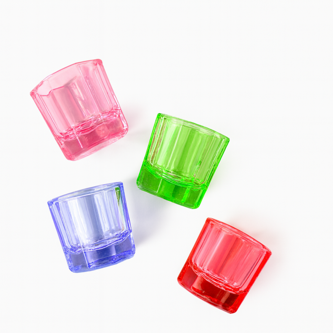 Rainbow Glass Dappen Dish – Pink, Blue, Green or Red