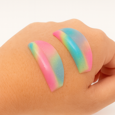 Rainbow Adhesive-Free Lash Lift Shields – Multi-Size Pack
