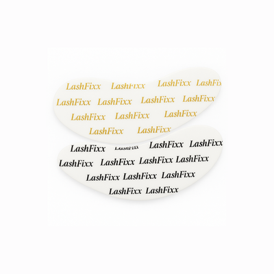 LashFixx Reusable Under Eye Pads – Black & White or Gold & White