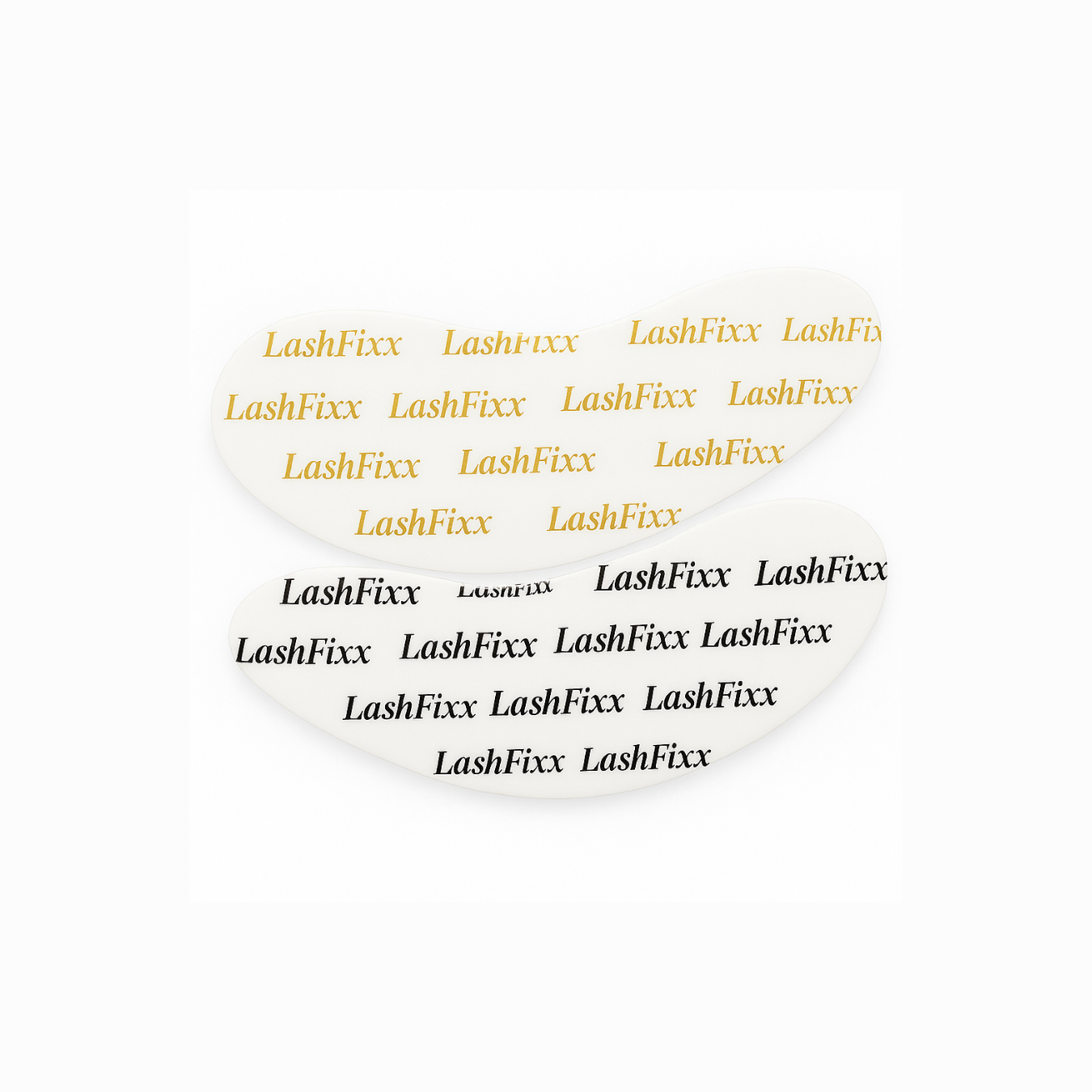 LashFixx Reusable Under Eye Pads – Black & White or Gold & White