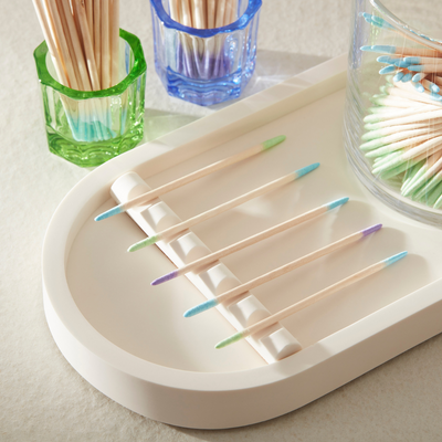 Rainbow Precision Sticks – Dual-Ended Cotton Tips (100pcs)