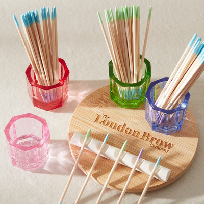 Rainbow Precision Sticks – Dual-Ended Cotton Tips (100pcs)