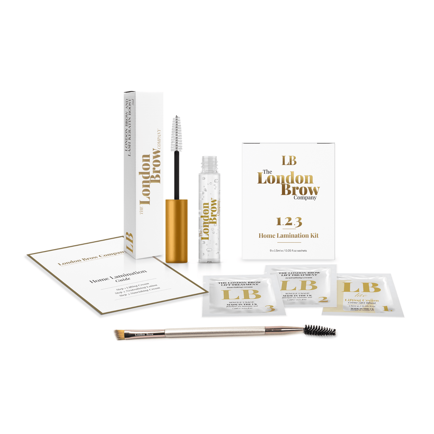 Home Brow Lamination Kit - Vegan and Cruelty Free - UK Made - The London Brow Company