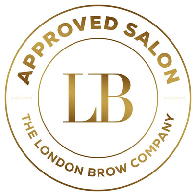 London Brow Approved Salon Official Logo Watermark - The London Brow Company