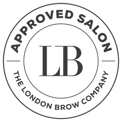 London Brow Approved Salon Official Logo Watermark - The London Brow Company