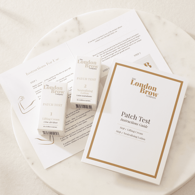 Patch Test Sachets with Client Patch Test Cards - Brow Lamination - The London Brow Company