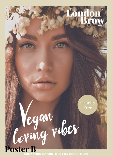 Salon Display Posters - Vegan, Cruelty Free London Brow Products - The London Brow Company